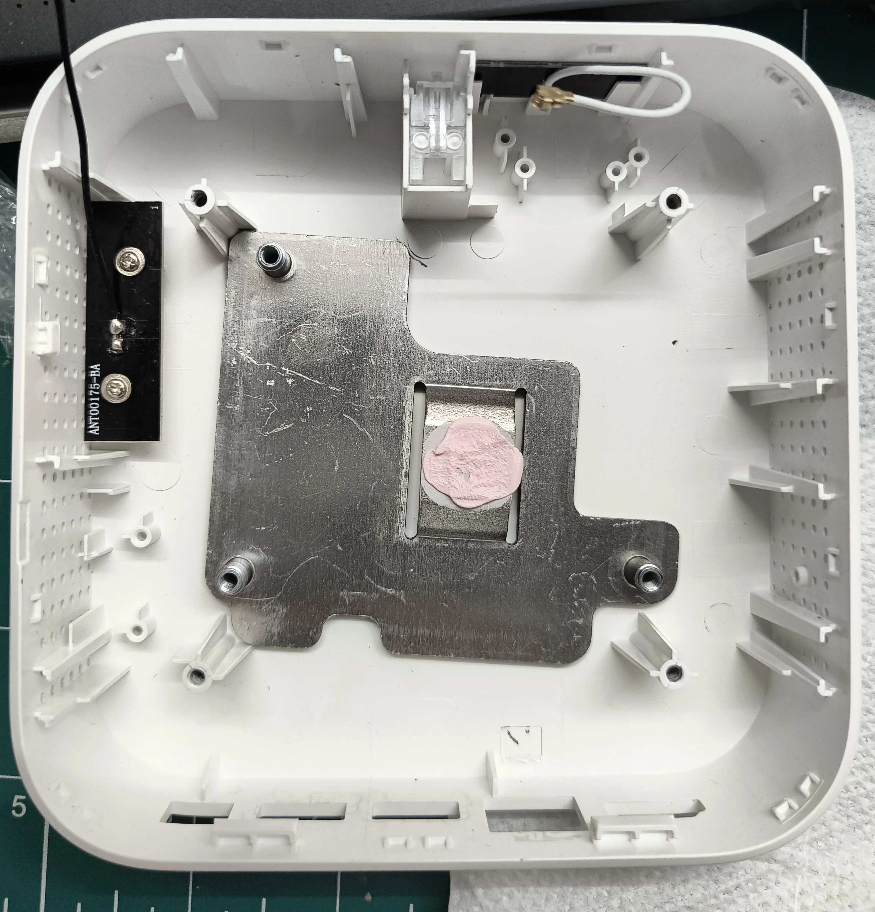 Close-up of Capacitors and Voltage Regulators - Jio STB IPSTB JMSC200A2_J