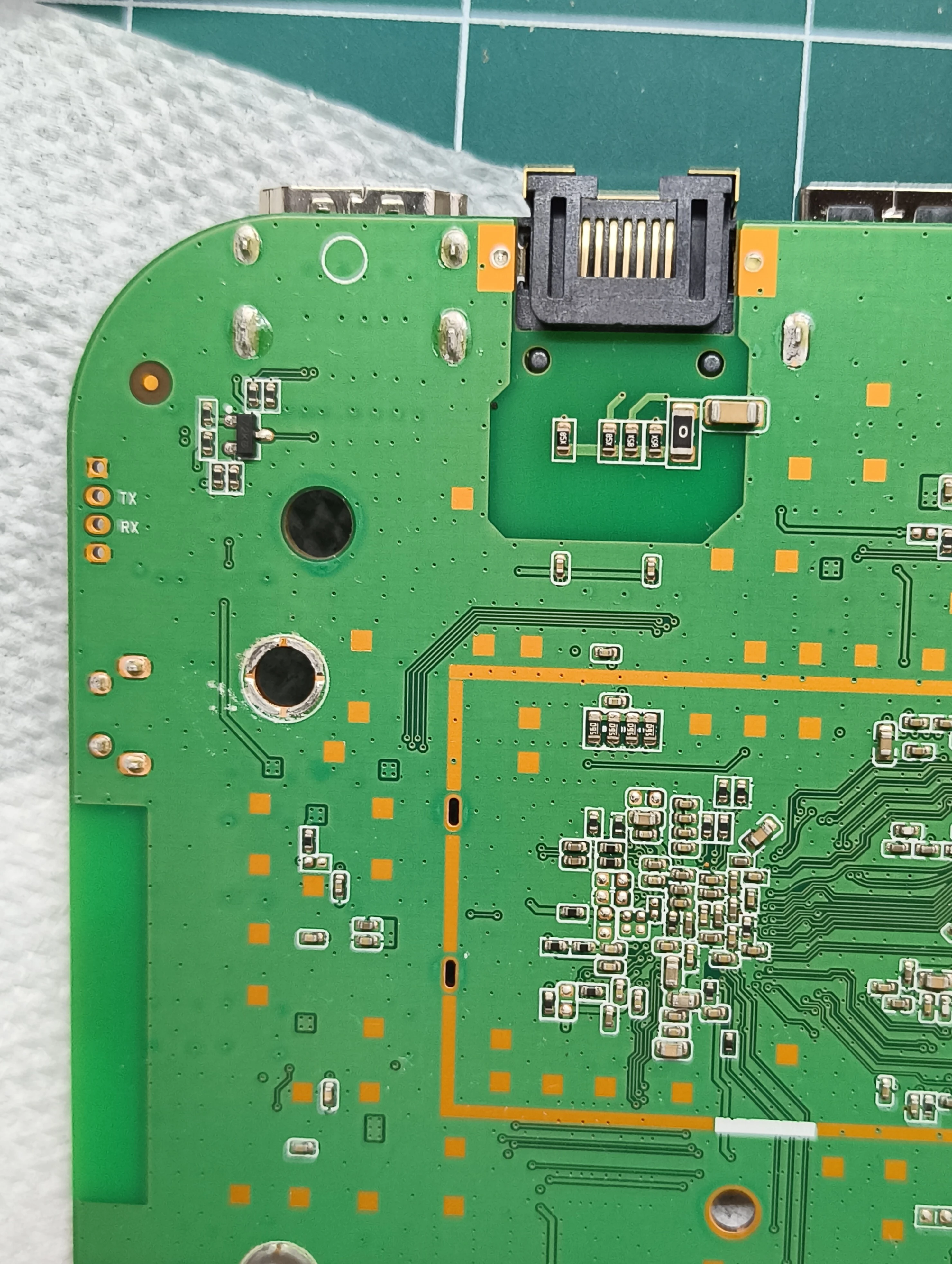 Thermal Management & Shielding Footprints on Jio AirFiber STB JMSC200A2_J